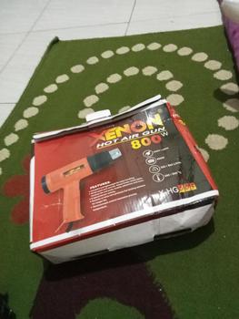 Product Review of [cuci gudang] Hot Air Gun XENON HG003 Heatgun Pemanas Sticker  dan Kaca Film Murah Berkualitas from a**8 0