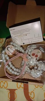 Product Review of (BUY 1 GET 1 FREE ) Kalung Crystal Beads Choker Necklace Pearl Premium Sale from F**h M**a 0