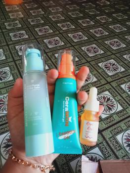 Product Review of PRETTYWELL GLOWING KIT [CERAMON 50ML + OIL SERUM] from Y**. 0