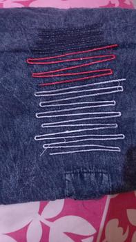 Product Review of SELLA GARIS BLACK CELANA BAGGY JEANS Bordir Kantong Karet Samping from W**0 0