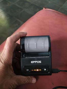 Product Review of Eppos EP5813 Mini Mobile Printer Thermal Bluetooth 58mm Portable RPP02N EP 5813 Print Struk PPOB Mokapos Qasir Pawoon EP-5813 Baterai Hitam Paper Label from S**i 0