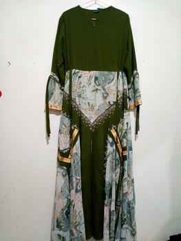 Product Review of Almira Gamis  Motif printing  Digital klok mayung Gamis pesta   Syari Muslim Kondangan from R**a H**i 2