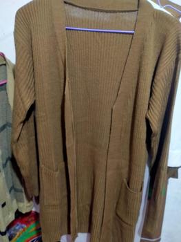 Product Review of Belle Long Outer Cardigan Rajut Wanita Fit Oversize Panjang  Knitwear  Kardigan from Y**a 💗** 0