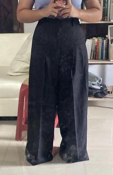 Product Review of GOUW PANTS - POSHA OFFICIAL Celana Panjang Wide Highwaist Pants karet polyester soft  wanita  kulot  formal  loose from R**l 0