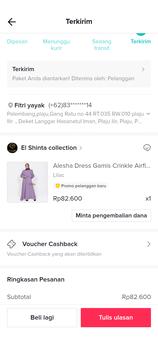Product Review of Alesha Dress Maxi Gamis Crinkle Airflow ALL SIZE FIT XL By El Shinta Collection from S**h 0