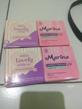 Product Review of Marina Compact Powder UV Protection 12gr / Bedak Padat by cosme murah from S**h 0