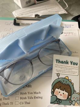 Product Review of [ Mã N021 ] TKN Eyewear : Kính Tròn Nhựa Cốt Kim Loại Chắc Chắn - Unisex Nam Nữ đeo được ( Kèm hộp - khăn lau ) from N**h 0