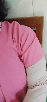 Product Review of Manset baju Jumbo Lengan Panjang Kerah Turtleneck Dalaman Melar Nyaman Spandex Wanita Lembut Atasan Kaos Polos from j**a a**s z**a 0