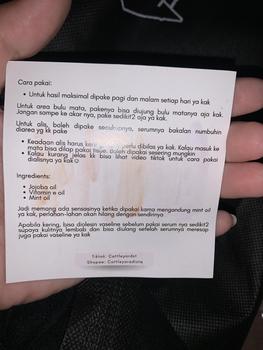 Product Review of (BPOM) CATTRA OIL by Cattleyaradista | (before: minyak alis herbal) new name & packaging from I**y 3
