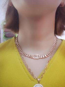 Product Review of Kalung Rantai Titan Model CD Tersedia Warna Rose Gold, Gold dan Silver Anti karat Aksesoris Elegan Titanium Asesoris Wanita from n**y y**a e**y 0