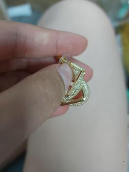 Product Review of Khuyên tai vuông 2 lớp cá tính (KT0101) from M**i 0