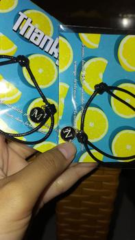 Product Review of Gelang inisial huruf epoxy hitam | gelang inisial | gelang huruf from m**a 0