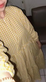 Product Review of Nathelabel - Holuna Ruffle Midi Dress Katun Japan from l**a 0