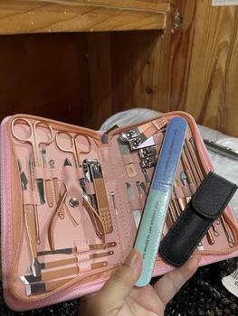 Product Review of Manicure Set 32 in 1 Alat perawatan kuku 1 Set isi 32pcs Set Manikur Perawatan Kuku gunting nail tangan Kotoran Mempercantik from A**e A**i 1