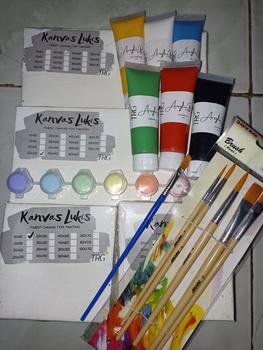 Product Review of TRG Acrylic Colour 30 ml - Cat Akrilik Kanvas Lukis Canvas Paint Acrylic Color 30ml from R**A 0