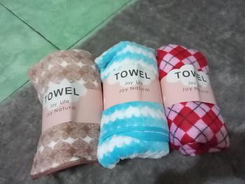 Product Review of COD Paket Handuk Dewasa 3 pcs Handuk Microfiber uk 70 x 140 cm Hadiah Kado from i**t 0