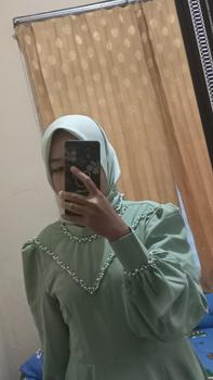 Product Review of claudy dress satin premium - gaun pesta muslimah gaun kondangan dress wanita muslimah dress kondangan lamaran terlaris Nyaman from R**h 0