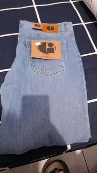 Product Review of Gizmo - Celana Jeans Reguler Bioblitz pria loose fit jumbo big keren Denim Nyaman from ** L**. 0