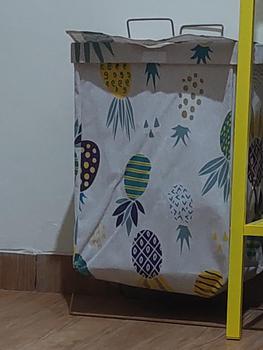 Product Review of Dejavu Laundry Bag Keranjang Baju Lipat Tempat Pakaian Kotor Laundry Basket Tempat Cucian Baju Penyimpanan Mainan Anak Serbaguna HSB217 from C**i 1