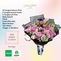 Gambar Buket bunga 710 wisuda / buketmurah / buketwisuda buket cantik / buket viral - -, - dari Gaby Bella Florist undefined 1 Tokopedia