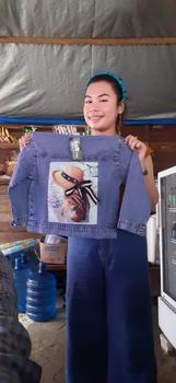 Product Review of 3D JAKET JEANS VIRAL SNOW PITA ANAK PEREMPUAN UMUR 1-10 TAHUN bunda #Katun #Santai from 𝑨**7 1