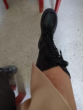 Product Review of PINKEY P052 Sepatu Boots Wanita Sepatu Martin Tinggi Sebetis Shoes from L**l L** 0