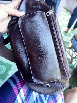 Product Review of Waist Bag Pria Tas Slempang Pinggang Kulit Sintetis Tebal Import waterproof Waistbag from T** L**a d** k**n 0