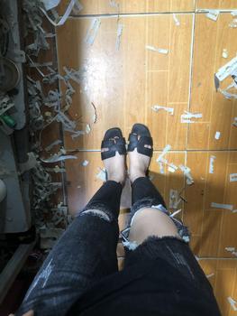 Product Review of QUẦN JEANS Ô, NỮ MÁC DA B  111 CẠP CAO 2 NÚT CÓ CO DÃN. Pants from N**c e** 1