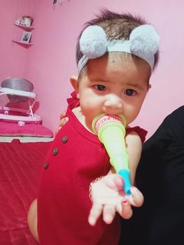 Product Review of Bandana bayi Pom-Pom,Bandana anak 0-2th from h**1 0