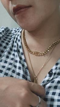 Product Review of Kalung Rantai Titan Model CD Tersedia Warna Rose Gold, Gold dan Silver Anti karat Aksesoris Elegan Titanium Asesoris Wanita from _**6 0