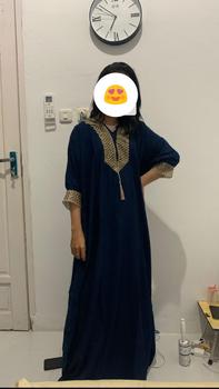 Product Review of GAMIS KAFTAN ZAHRA SUPER JUMBO XXXXL LD 145cm Fit Muslim Syari  Dress  Rayon  Wanita from N**a 0