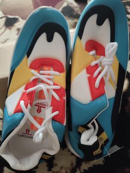 Product Review of Larocking - Zavyr Biru Kuning | Sepatu Sneakers Running Gym Shoes Abu Outdoor from C**a L** S**r 2