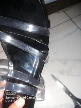 Product Review of sandal high heels hak kaca tali jelly Hak Tinggi (5-8 cm) from n**a c**k 1