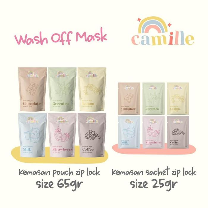 Gambar Masker camille Semua Jenis Kulit Mencerahkan Wajah Memutihkan - 25 gram, Milk dari Royalsae Beauty undefined Tokopedia
