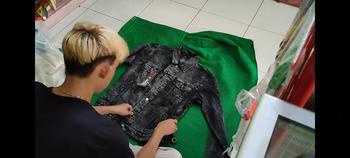 Product Review of Jaket Jeans Pria Denim Jacket Distro Full Printing Motif Polos from A** I** P**O 0