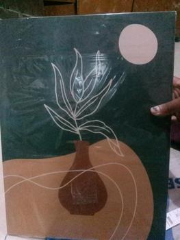 Product Review of UKURAN JUMBO Hiasan Dinding Abstrak - Walldecor Minimalis - ABSTRAK-JUMBO-01-04 from L**s 0