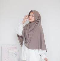 Gambar RIFANYHIJAB Aisyah Bergo Instant Jersey Wanita Jilbab Navy Muslim Tebal Pink - Mocca dari Rifany Hijab_NEW undefined 4 Tokopedia