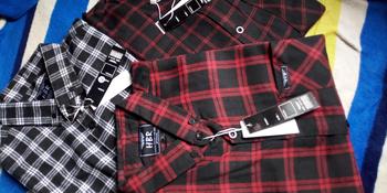 Product Review of KEMEJA FLANEL PRIA LENGAN PANJANG MOTIF GARIS-GARIS DISTRO PREMIUM IMPORT from f**1 1