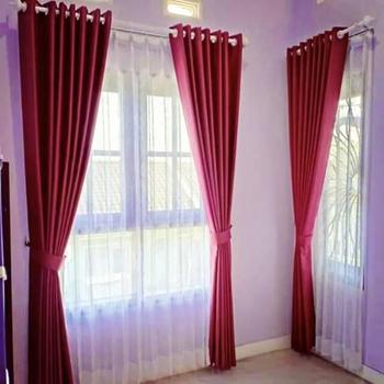 Product Review of Gorden polos minimalis bahan blackout untuk pintu dan jendela Tali from S**a R**8 0