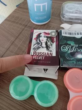 Product Review of X2 RUSSIAN VELVET NORMAL & MINUS (-0.50 s/d -6.00) / softlen/ softlense / emoticon Lensa Kontak / BS SOFTLEN Eye Softlens from k**u 1