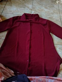 Product Review of ADELA Kemeja Tunik Crinkle Airflow by Sabilakiyowo Muslim Nyaman Panjang Atasan Kancing from A**y 1