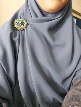 Product Review of segiempat ceruti baby doll 145x145 segi empat syari nyaman muslim square  jilbab  ceruty  kerudung from S**i 1
