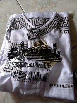Product Review of Baju Koko El Rumi Araseo Lengan Panjang Kombinasi Batik Putih Kain Katun - Pria, Muslim from A**4 1