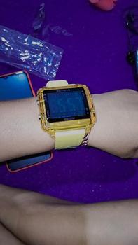 Product Review of (ORIGINAL 100%) JAM TANGAN WANITA/PRIA SKYMAX 2119G ANTI AIR RUBBER from A**a 0