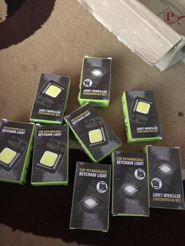 Product Review of Mini COB keychain light rechargeable lampu LED cas mini lampu led gantungan kunci lampu camping emergency from D**z 0