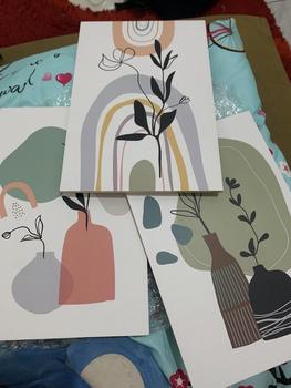 Product Review of Set Hiasan Dinding Abstrak Dapat 3 Panel Walldecor - SETABSTRAK-07 from Z**3 0