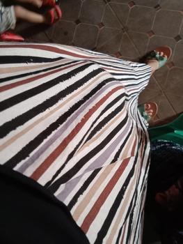 Product Review of COD DASTER GAMIS RAYON LENGAN PANJANG JUMBO LD 120 Dress Muslim Bunga Ibu from V**8 0