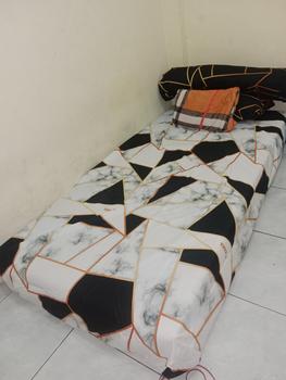 Product Review of FATA SPREI MONOKROM SINGLE 120x200X20, 100X200X20 & 90X200X20 Bantal Guling Karet from a**l 0