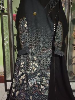 Product Review of Gamis KALEELA Jetblack mix Hikmat Turki by balabo from A**u 1