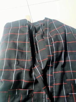 Product Review of Outer Balon Flanel Outer Ballon Grid Oversize Cardigan from s**s 0